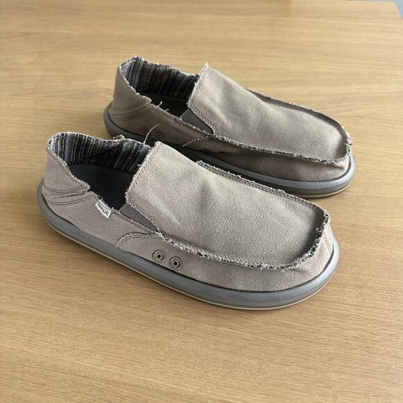 Sanuk Men’s Donny Hemp Canvas Slip-On Loafer Sidewalk Surfer Size 9 Earth Beach main image 13